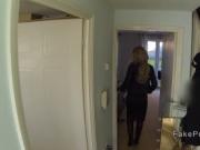 Fake cop picks up blonde and fuck in his apartment