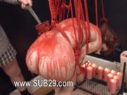 sleek violently banged bdsm babe
