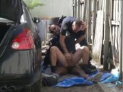 Black gay police men hot sex Serial Tagger gets caught