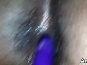 Playing With Hairy Ass Close Up