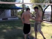 Dustin Fitch and Joey Perelli fucking ass and sucking c