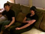 Hot twink Aron met William at a club and was wooed to s