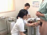 Cute asian nurse goes crazy rubbing a cock by JPNNurse