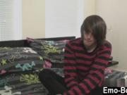 Gay movie of Hot emo guy Mikey Red has never done porn