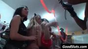 Girls have fun at a sex party