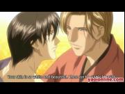 Inlove hentai gay having sex outdoor