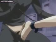 Anime slut double drilled with toys