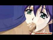 Terrified hentai bigboobs sucking stiff dick and hot po