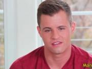 Cute cute face attractive Tommy sucks stiff penis and g