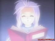 Hentai cutie caught and brutally fucked tentacles