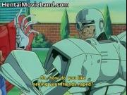 Hot big boobed nasty anime babe gets fucked hard by mon