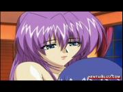 Two lesbians hentai fingering wetpussy and grinding big