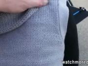 Tattooed chick Zuzana banged in public