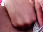Hot ass teen siren shoving panties in her peachy twat