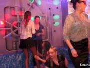 Hot brunette sluts go crazy getting naked and rubbing a