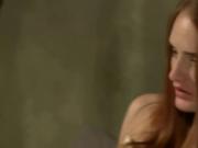 Redhead twice gets fucked and cummed