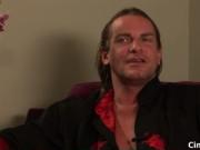 Ebony slut gets horny talking with a guy by CinemaOfLus