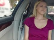 Huge tits amateur blonde teen Mila Evans banged in the