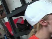 Hardcore paid sex with blonde dirty amateur tramps