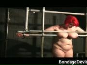 Chubby redhead babe gets bound and spanked 10 by bondag