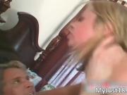Cute and horny brunette teen Nadia Sin gets tight shave