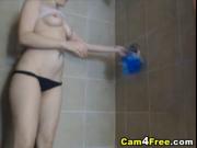 Cute Babe Showers and Shaved her Pussy