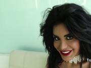Massive cock tranny wanking solo