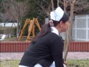 Nurse gets long dick in pussy