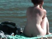 Real amateur hidden nudist voyeur video