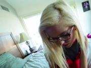 Halle Von and her lover gets fucked hardcore on acouch