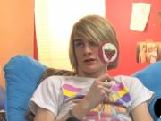 Emo twinks deliver a huge load of jizz after rough anal