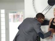 Black monster cock for a teenie