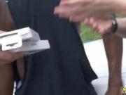 Skinny brunette babe first time Black suspect taken on