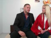 Sexy blonde babe gets horny getting her pussy licked an