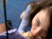 Shy babe unleashes a slutty side