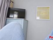 Passionate blonde MILF enjoys deepthroating every inch