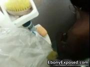Black teen takes her shower hidden cam 1 by EbonyExpose