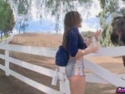 Callie Calypso takes a cock in her ass and fucking love
