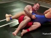 Wrestler gays ass fucking and sniffing
