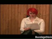 Melons boobs, Red Wig intense fetish flick 1 by bondage