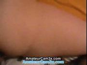 cute blindfolded girl sucks cock