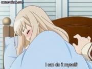 Sensual anime lesbians kissing