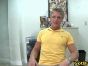 Blond hunk sucking some fine hard gay cock 1 by GotButt