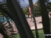 Caught and sucked by bigtit at pool