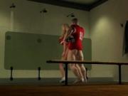 Big titted blonde 3d cheerleader gets fucked deep