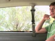 Guy riding the sex bus is in for a gay surprise