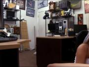 Babe in wedding dress fucked by pawn guy at the pawnsho