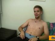 Shane gets his hard teen dick wanked and strocked 3 by