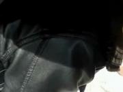 Blonde amateur fucks huge dick in cab