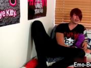 Sexy gay Gorgeous, floppy-haired and with a pierced lip